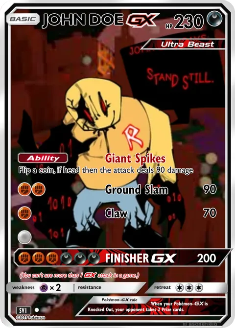 JOHN DOE - 007n7-Fan | PokeCardMaker.net