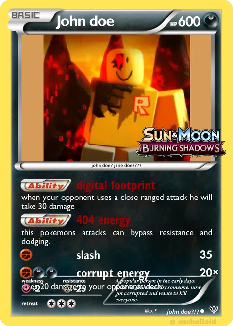 John doe - 0dawg0 | PokeCardMaker.net