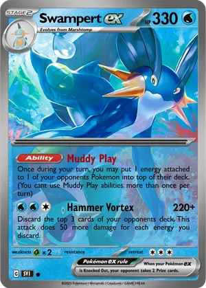 Swampert - 100nadzmi | PokeCardMaker.net