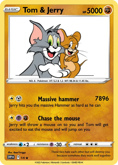 ポケモンカードゲーム Jerry Tom & Jerry - 265789023 | PokeCardMaker.net
