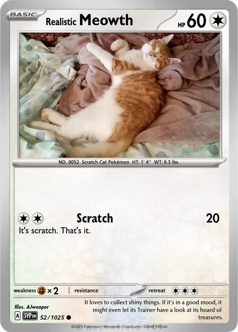 Meowth - AJwooperOG | PokeCardMaker.net