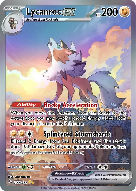 Lycanroc - Aqua-Z | PokeCardMaker.net