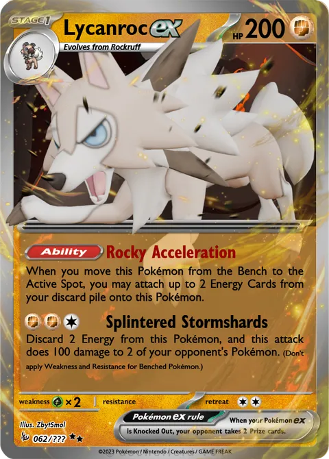 Lycanroc - Aqua-Z | PokeCardMaker.net
