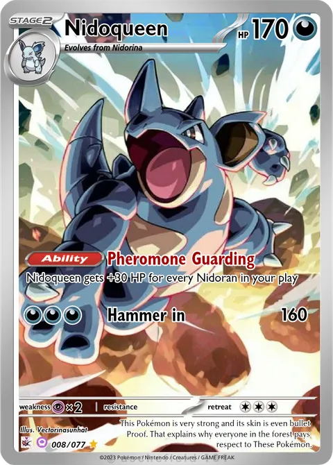 Nidoqueen - AsphaltSlyveonxNidoking | PokeCardMaker.net