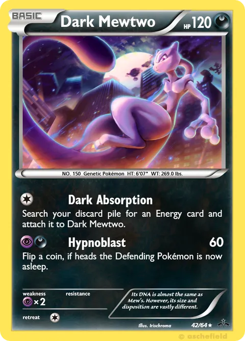 Dark Mewtwo - Austin01227 | PokeCardMaker.net