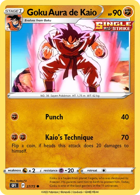 Goku Aura de Kaio