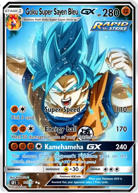 Goku Super Sayen Bleu