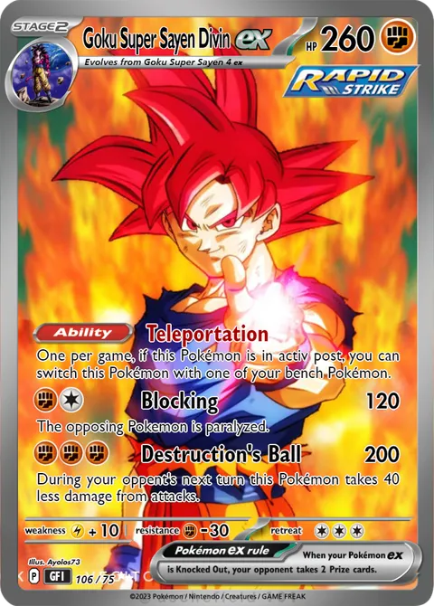 Goku Super Sayen Divin