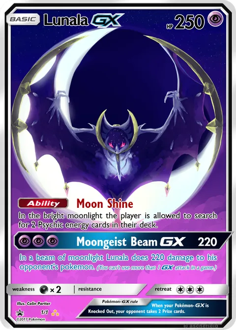 Lunala - Bever709 | PokeCardMaker.net