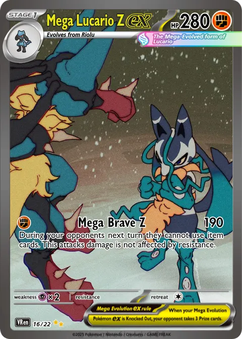 Mega Lucario Z - Bigmouth | PokeCardMaker.net