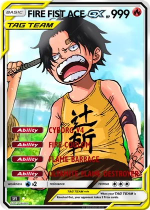 FIRE FIST ACE - Blo999 | PokeCardMaker.net