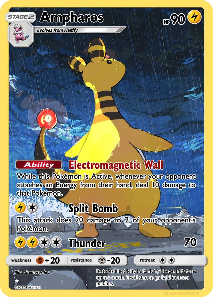 how to ship pokemon cards Ampharos (2/150) [Expedition] – Pokemon Plug main image 0