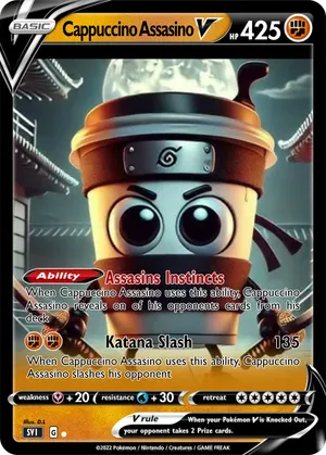 Cappuccino Assasino - CT-27-5555 | PokeCardMaker.net