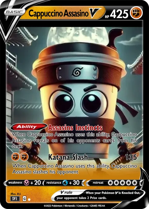 Cappuccino Assasino - CT-27-5555 | PokeCardMaker.net