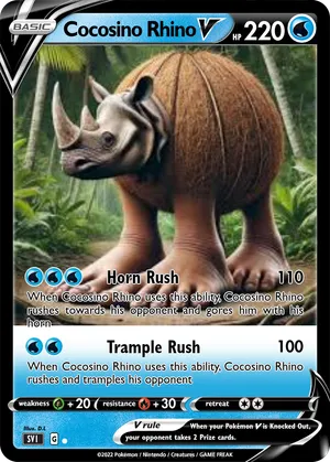 Cocosino Rhino - CT-27-5555 | PokeCardMaker.net