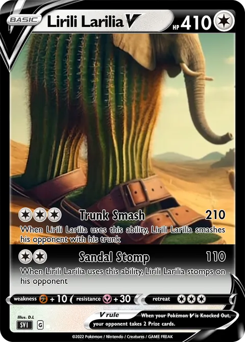 Lirili Larilia - CT-27-5555 | PokeCardMaker.net