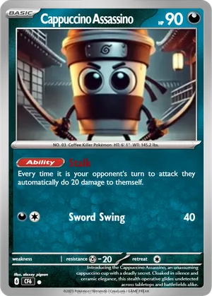 Cappuccino Assassino - CardMaster6 | PokeCardMaker.net
