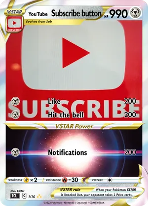 Subscribe button - Carter1234 | PokeCardMaker.net