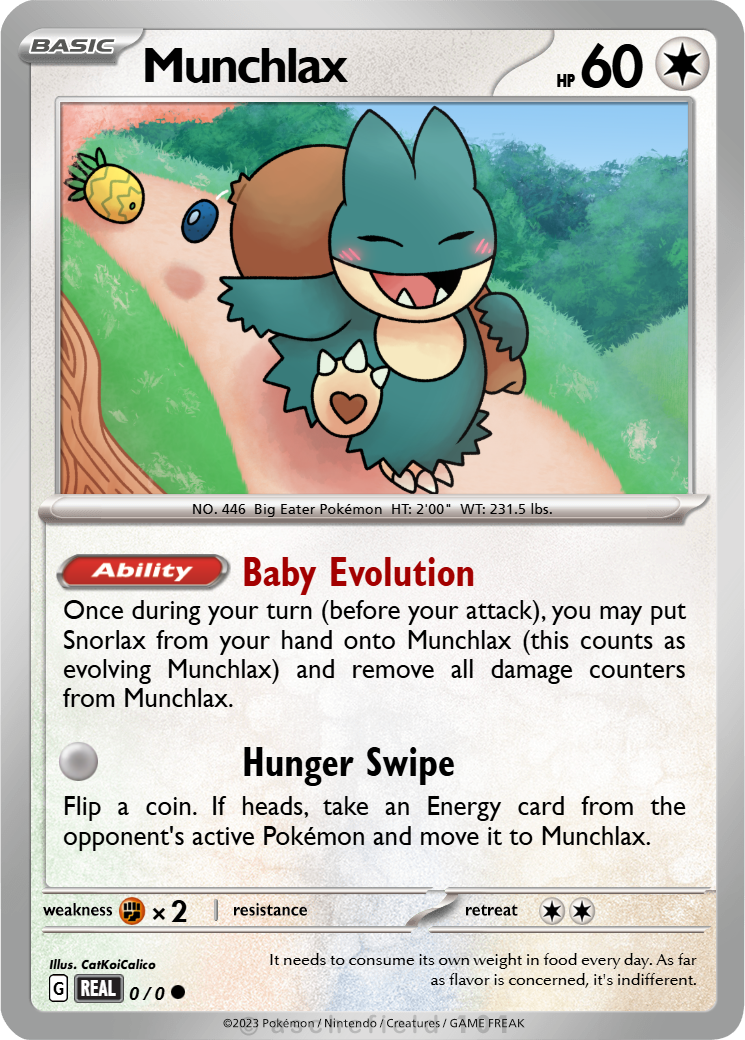 Munchlax - CatKoiCalico