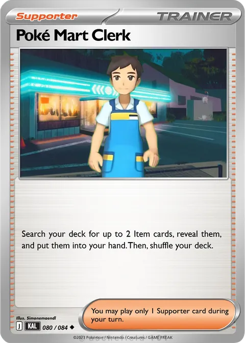 Poké Mart Clerk