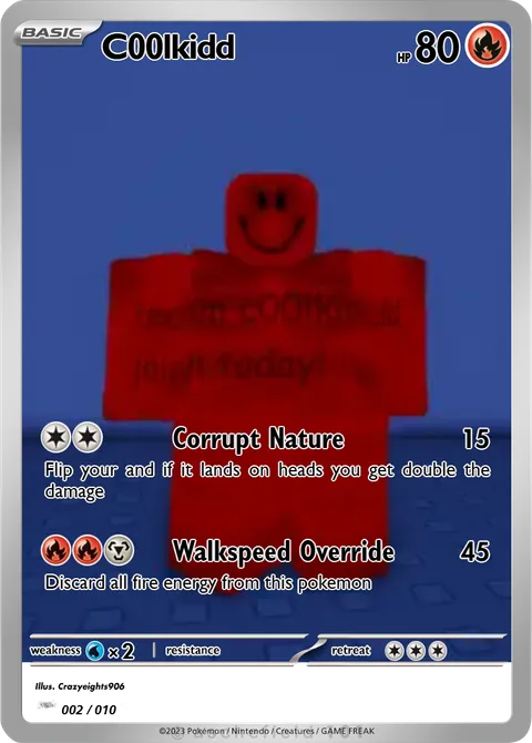 C00lkidd - Crazyeights906 | PokeCardMaker.net
