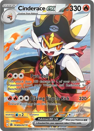 Cinderace - D3M0N2011-ALT | PokeCardMaker.net