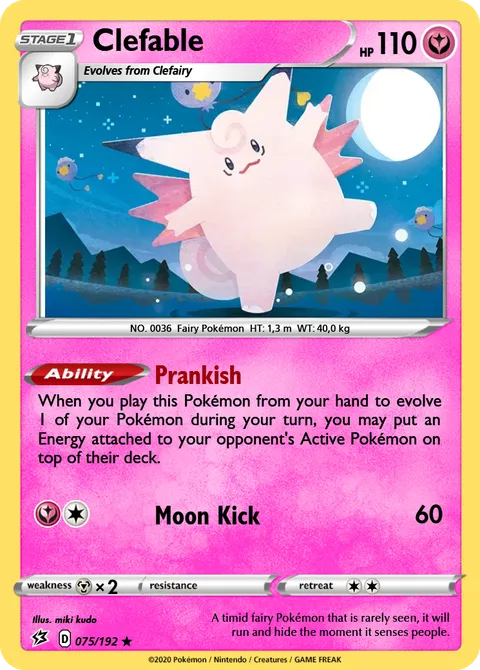 Clefable - Dakota | PokeCardMaker.net