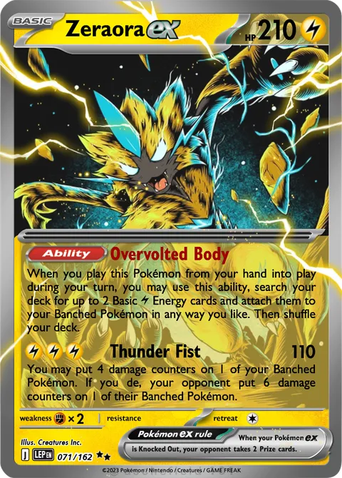 Deathpair （ex.ZEILE） / 虚 Zeraora - Delafix | PokeCardMaker.net