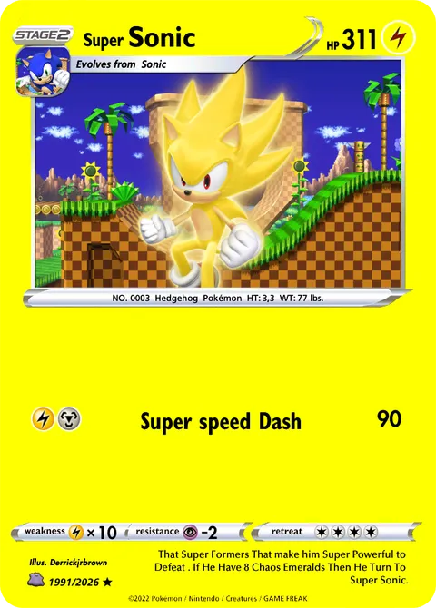 Sonic - Djsoocool11 | PokeCardMaker.net