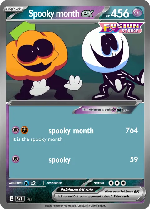 Spooky month - Dogemasterofcards | PokeCardMaker.net
