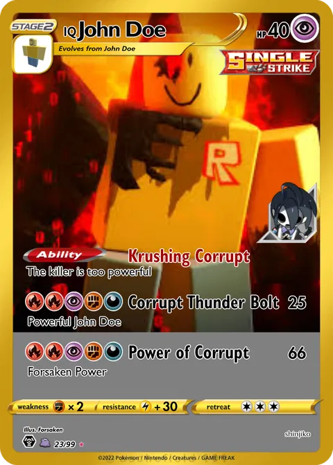 John Doe - ErrorAmyStactman654 | PokeCardMaker.net