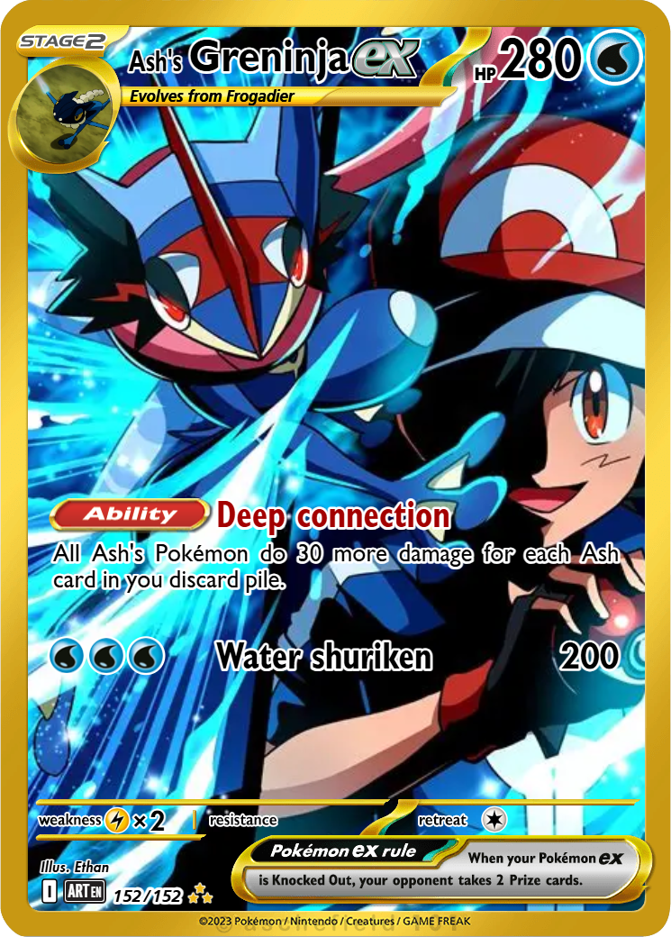 pokemon card ash greninja ex full art Greninja ex - SVP132 - Promo main image 0