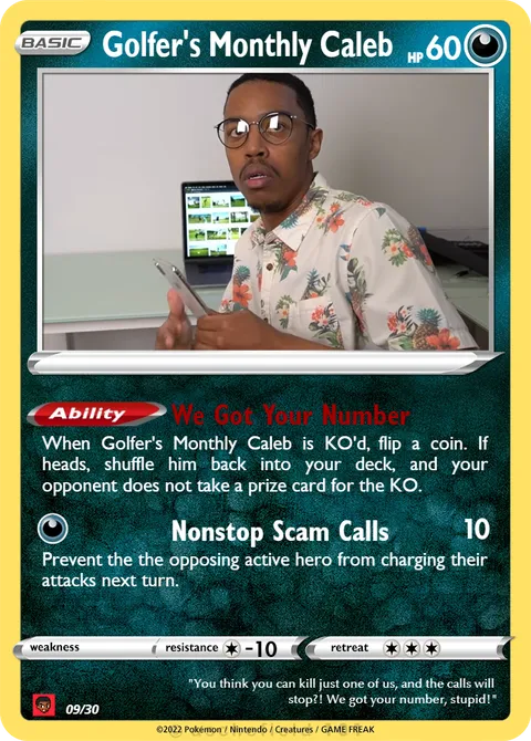 Golfer's Monthly Caleb