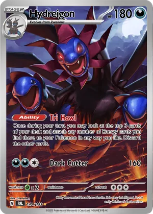 Hydreigon - Grandetex | PokeCardMaker.net