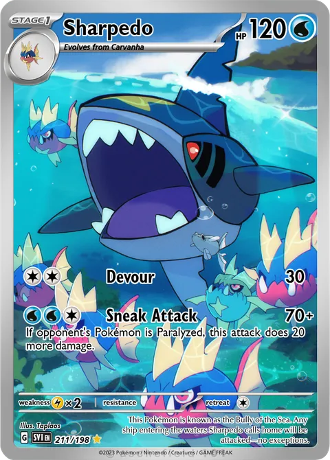 Sharpedo - IIIIIII | PokeCardMaker.net