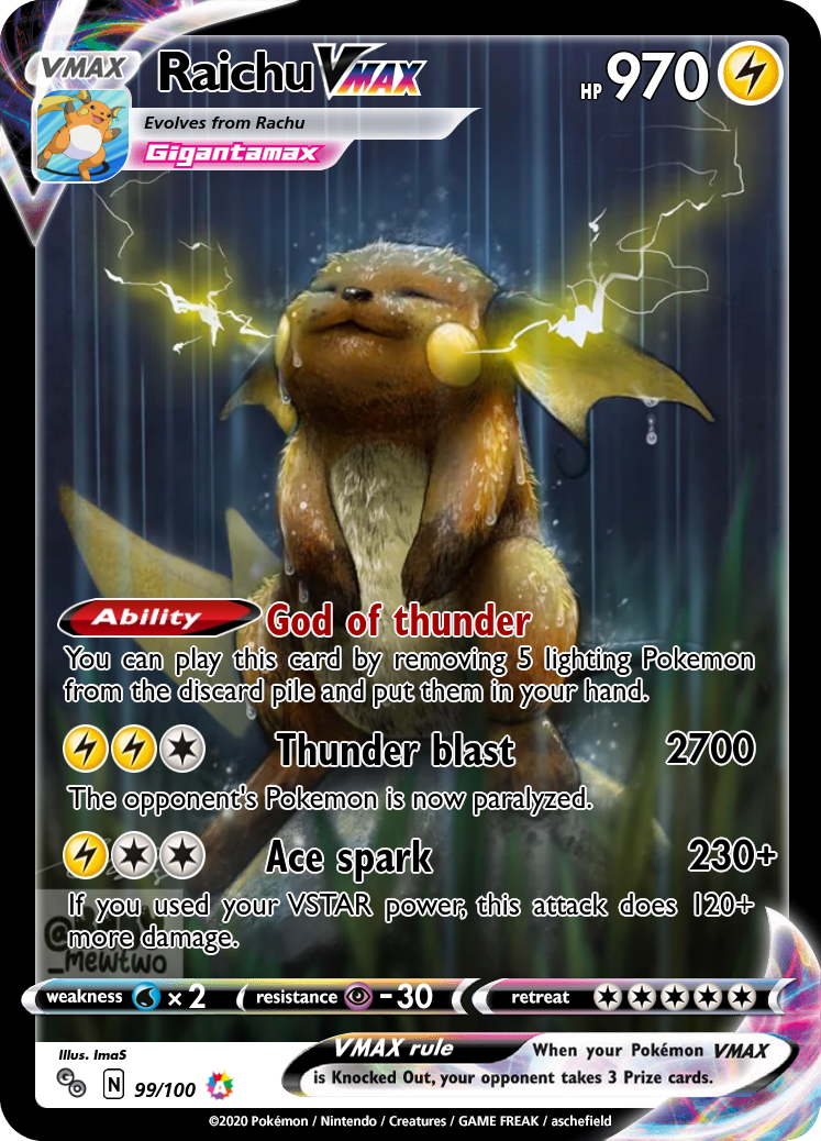 raichu pokemon card vmax Raichu & Alolan Raichu GX main image 1
