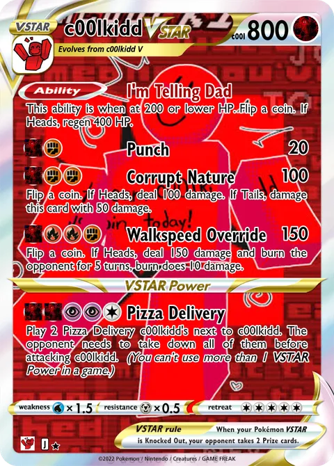 c00lkidd - ItzEthanTime | PokeCardMaker.net