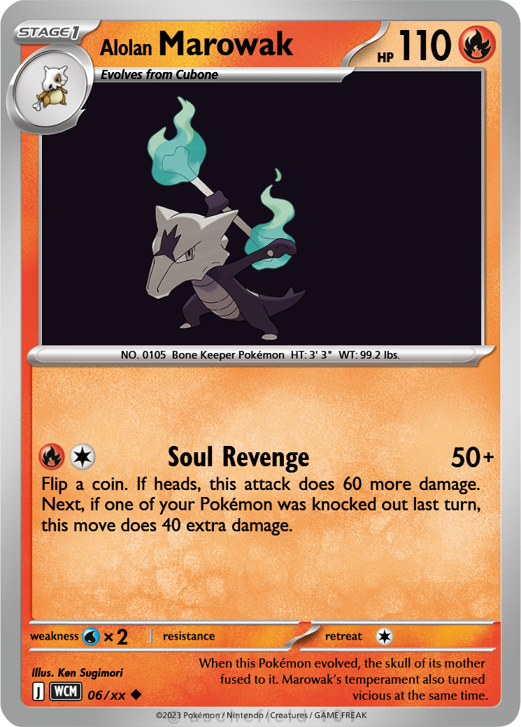 marowak pokemon card Amazon.com: Marowak 105/165 - Cubone - Pokemon 151 - Evolution 2 Card Set -  Holo Rare main image 0