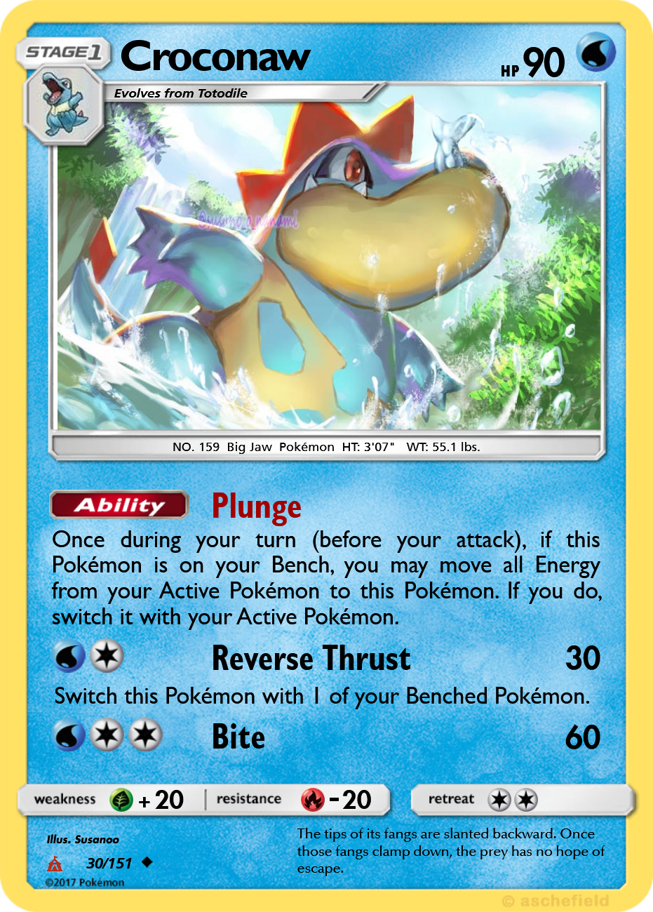 pokemon croconaw card Croconaw - 31/111 Non-Holo main image 1