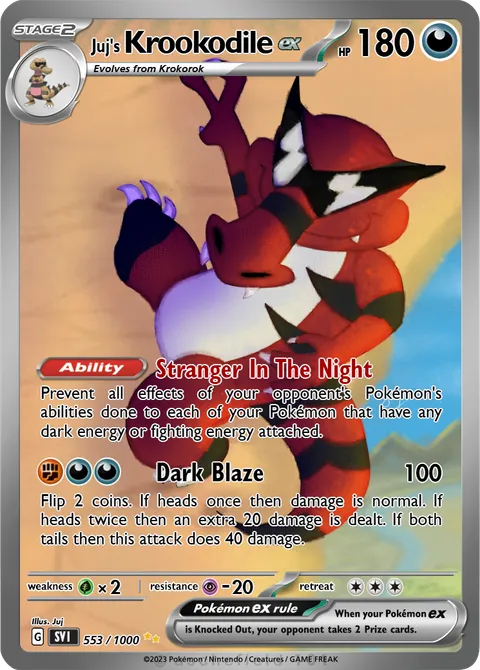 Krookodile - Juj | PokeCardMaker.net