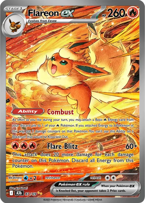 Flareon - Leo_Oasau | PokeCardMaker.net