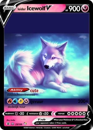 Icewolf - MILLIE-25 | PokeCardMaker.net