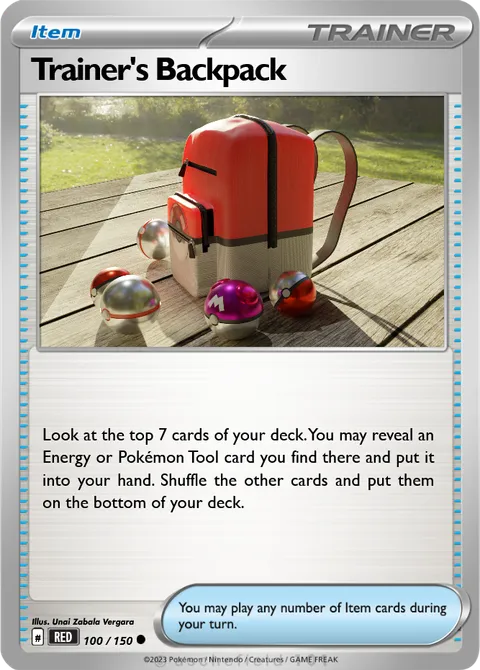 Trainer's Backpack