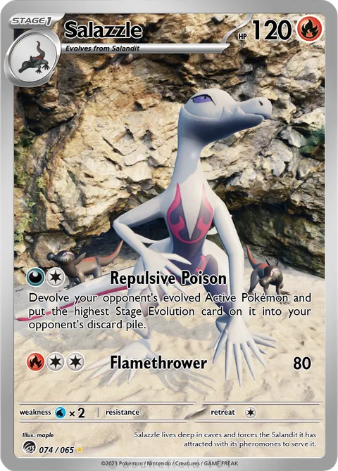 Salazzle - Maple | PokeCardMaker.net