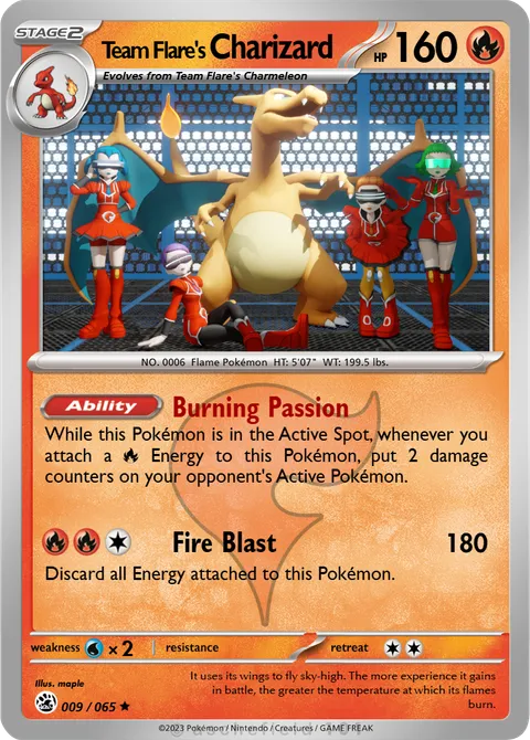 ==Team Flare's ==Charizard