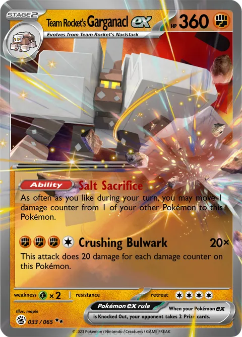 ==Team Rocket's ==Garganacl