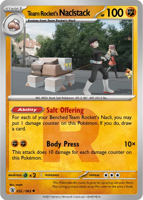 ==Team Rocket's ==Naclstack