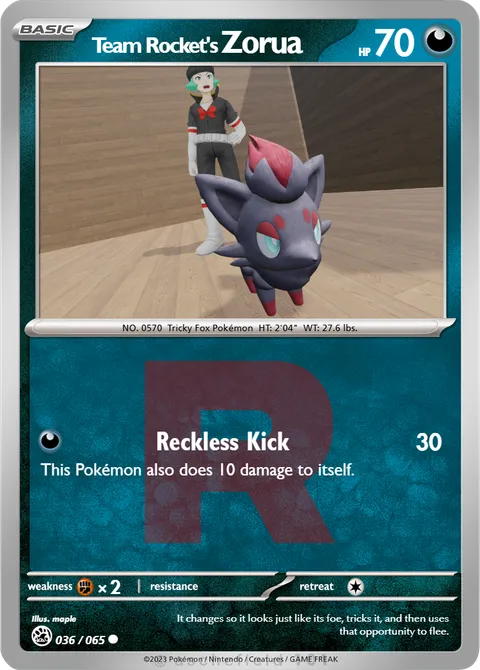 ==Team Rocket's ==Zorua