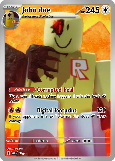 John doe - Max_Hav | PokeCardMaker.net