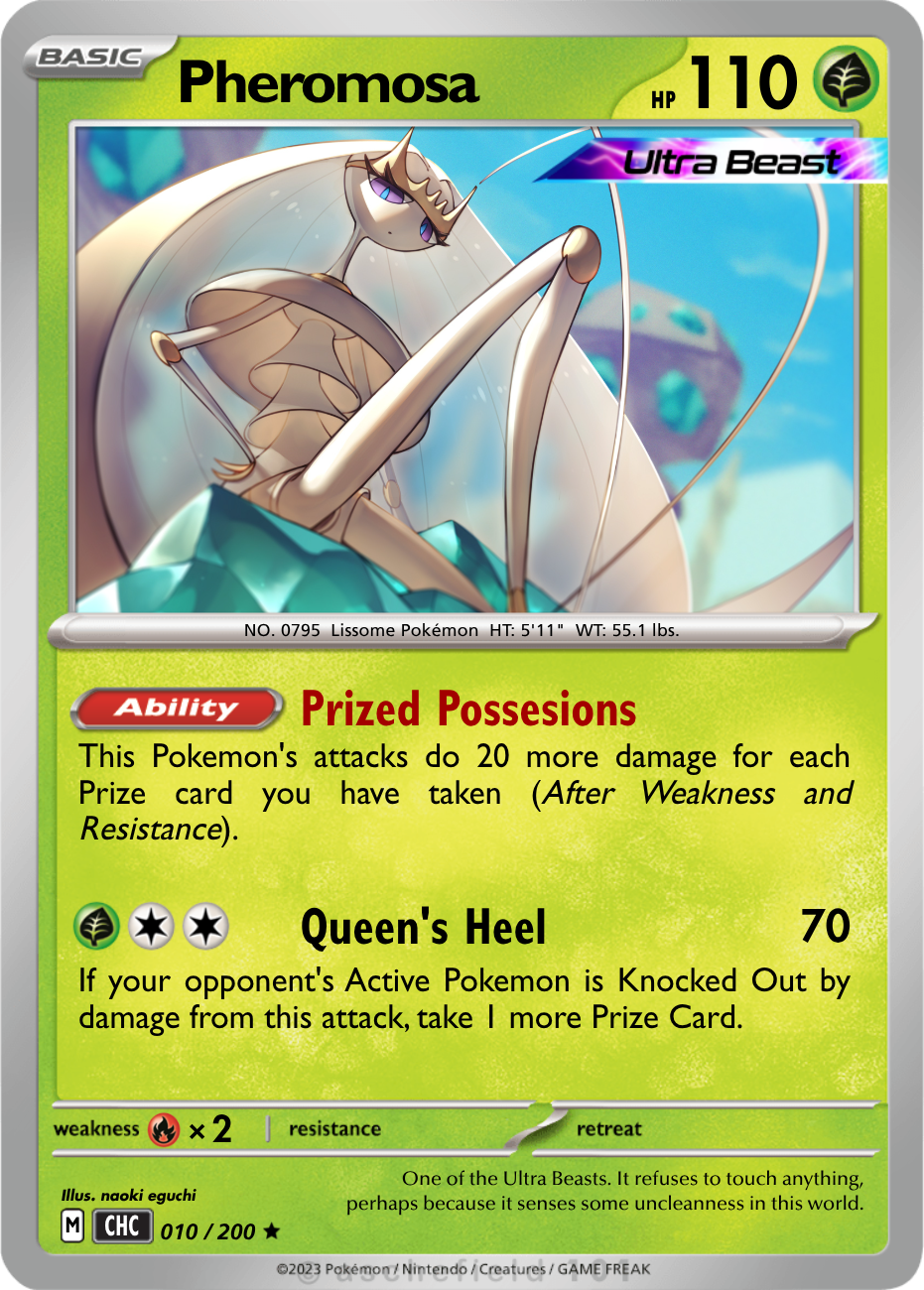 pheromosa pokemon card Ultra Beasts Pheromosa and Celesteela GX - Promos main image 0